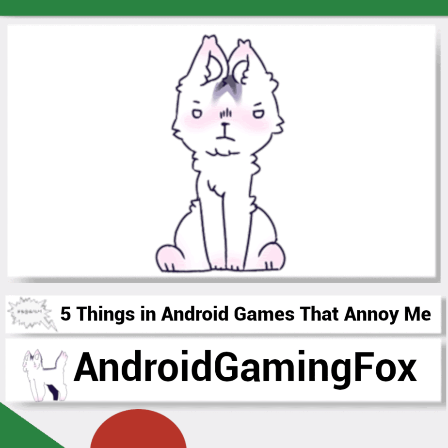 The AndroidGamingFox mascot looks very annoyed.