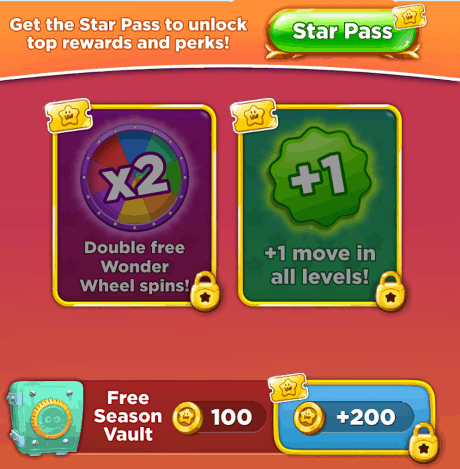 A picture showing what the perks of owning a Star Pass are.