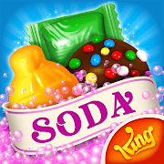 The Candy Crush Soda Saga app icon.