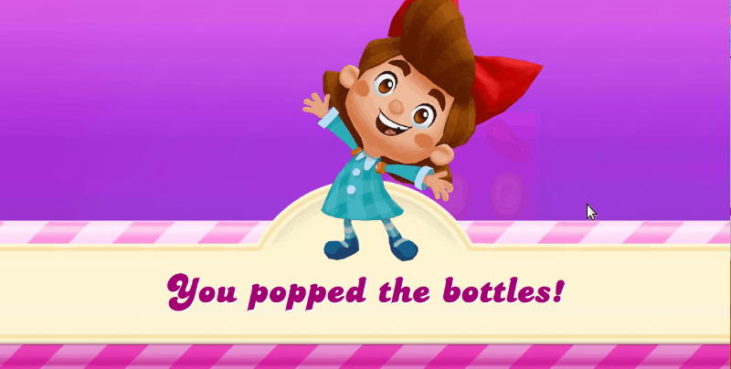 You popped the bottles!