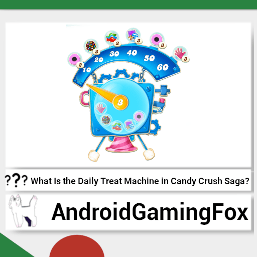 The Candy Crush Saga Daily Treat Machine featured image. The machine is shown.