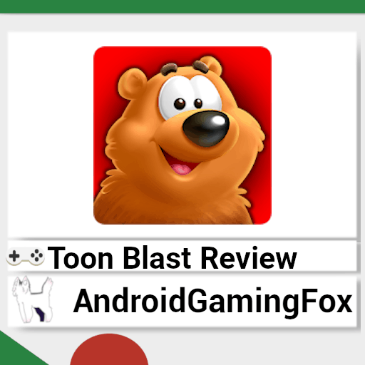 The Toon Blast review featured image. The app icon is shown.