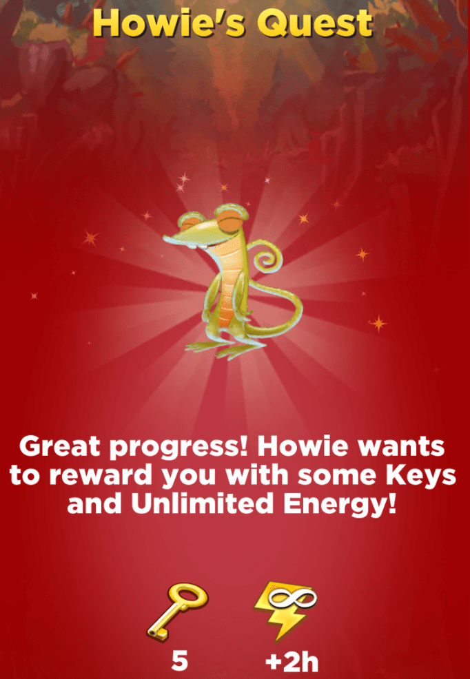 You get keys and unlimited energy time from beating Best Fiends quests.