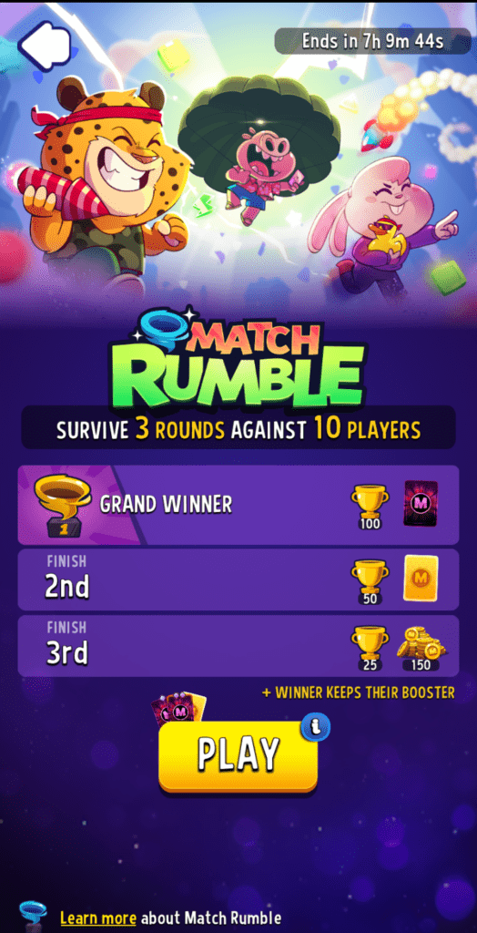 Match Rumble in Match Masters.
