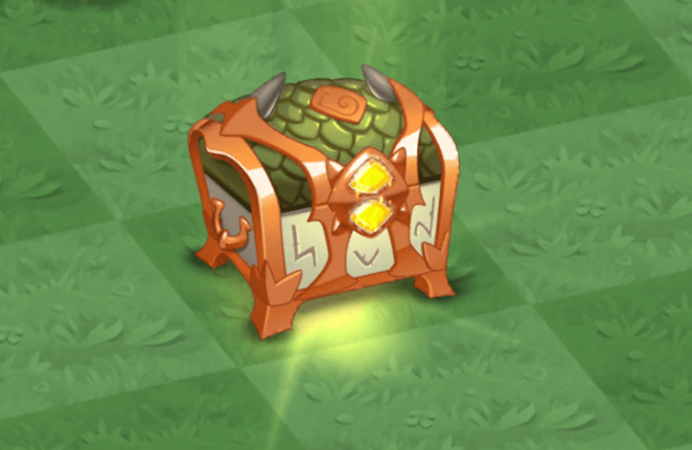 A bronze Merge Dragons chest.