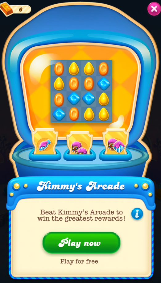 Beat Kimmy's Arcade to win the greatest rewards!