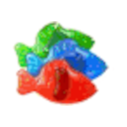A Candy Crush Saga jelly fish.